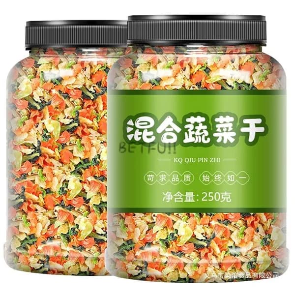 Сушеные овощи, смесь для супа и лапши, морковь и зелень, для походов и быстрого приготовления