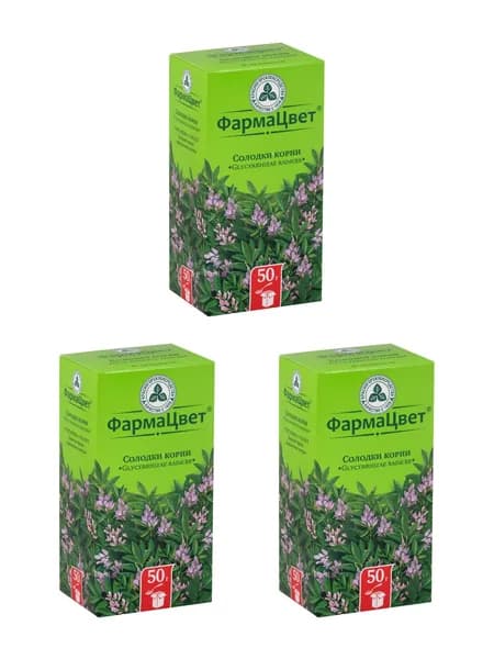 Солодки корни, пачка, 50 г, 3 шт