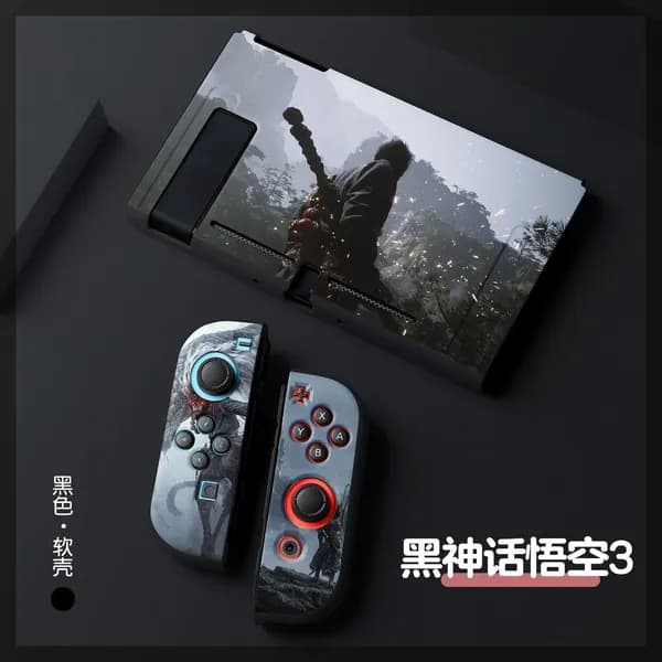 Чехол для OLED матовый мягкий Switch Black Myth Wukong NS Dock Case Lite