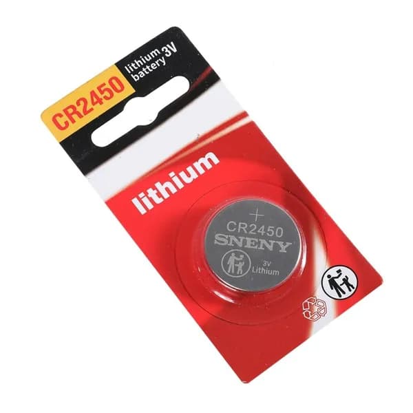 Литиевые таблеточные батарейки CR2450, 3 В