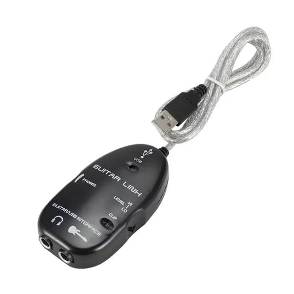 Гитара для USB-интерфейса Адаптер кабельного адаптера Аудиоконнектор для ПК,Top Geek
