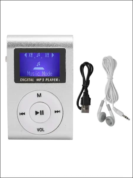 MP3-плеер без диска, серебристый