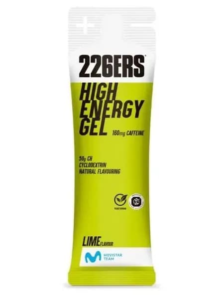 226ERS Высокоэнергетический гель High Energy Лайм-Кофеин 160 мг 76 гр