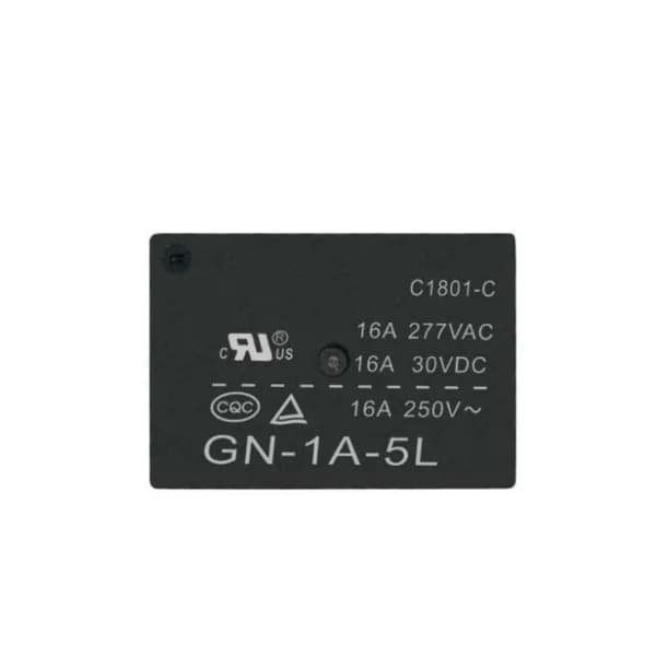 Реле GN-1A-5L 5 В пост. тока, 4 контакта, 16 А / 250 В пер. тока, для умной розетки, электромагнитное реле