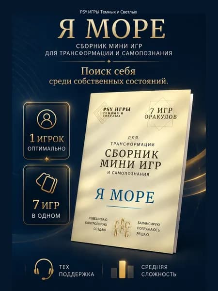 Сборник трансформационных мини игр "Я Море" для одного, 11 колод МАК в сервисе онлайн