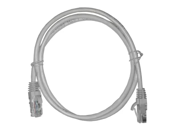 Патч-корд UTP4 cat.5е, CCA, LSZH, серый, литой коннектор NETKO Optima, 1м
