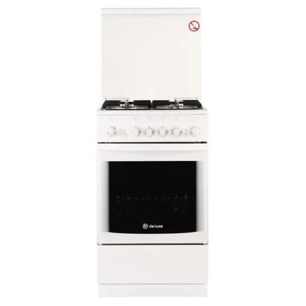 Плита газовая De Luxe 5040.33г (кр) ЧР, белый