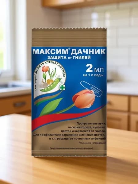 Мaкcим Дачник, средство защиты от гнилей, Зеленая аптека, 2 мл