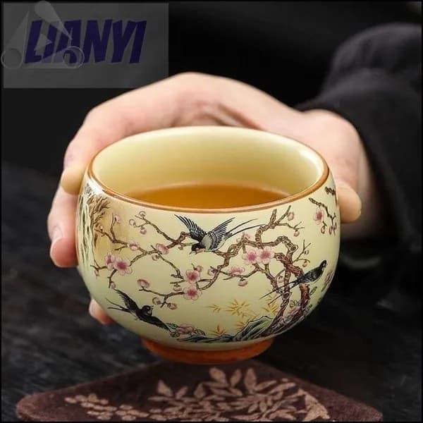 Чашка "слива, ласточка" 200 мл 1 шт
