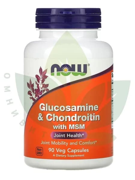 Глюкозамин хондроитин МСМ для суставов, хондропротектор Glucosamine Chondroitin MSM, 90 капсул