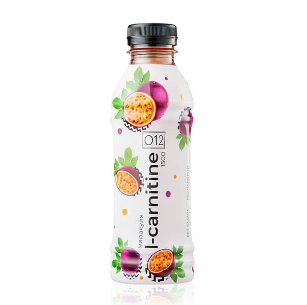 Напиток O12 с L-carnitine Маракуйя (без сахара) 500мл, Россия