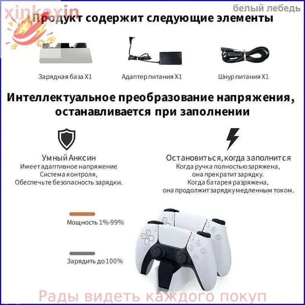 Эксклюзивная зарядная станция для контроллеров PS5 представлена