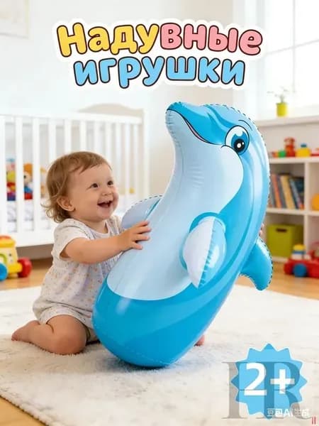 Фигура для битья, 91х72см, для детей 3(синий)
