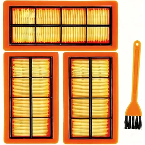 Фильтр KFI 7420 плоский складчатый для Karcher AD2, AD2 Battery, AD3, AD4 Premium, AD3.000, AD3.200, арт. 6.415-953.0, 3 шт.