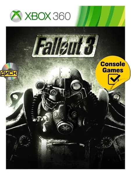 Игра Xbox 360/One Fallout 3 (английская версия) (XBox 360, Xbox One, Английская версия)