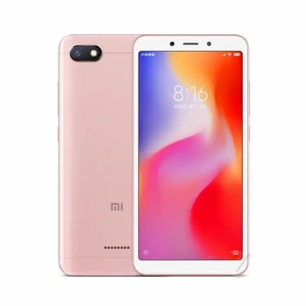 Redmi Смартфон redmi 6A 2GB 16GB 4G смартфон с подарками чехол и стекло Global 2/16 ГБ, Nano-SIM, светло-розовый