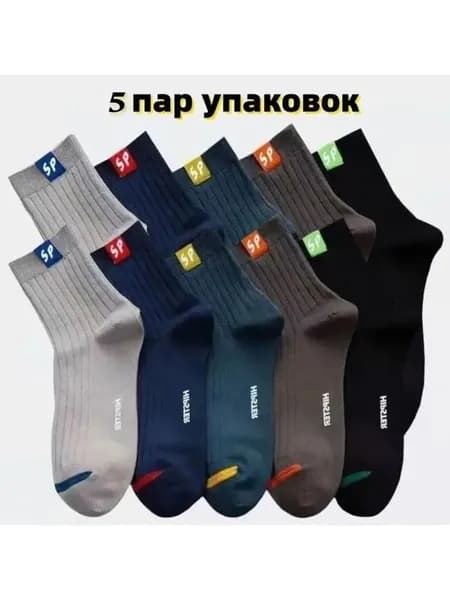 Носки мужские, 5 пар