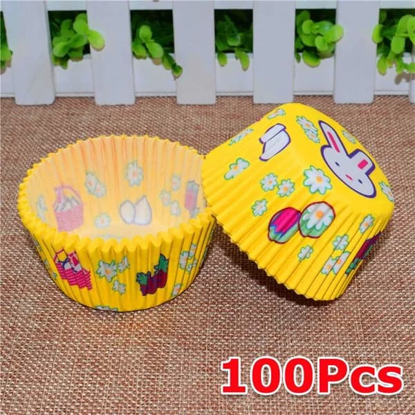 Форма для выпечки, Круглая, 5 см x 6.8 см, 100 шт