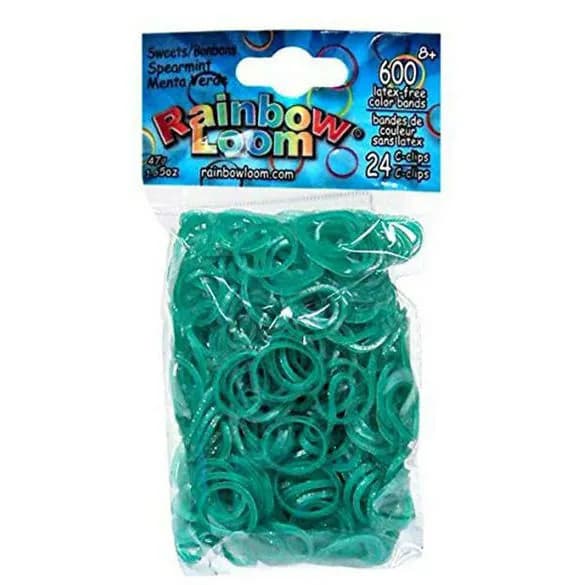 Резинки RAINBOW LOOM Мятный Леденцы Sweets Spearmint B0140