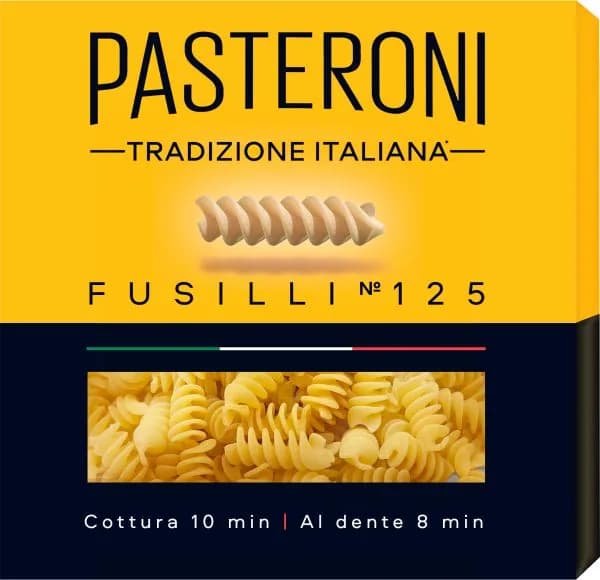 Макароны Pasteroni Спиральки №125 800г
