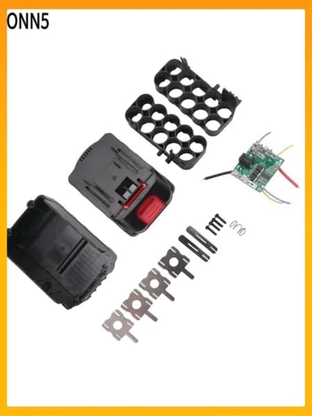 21V Аккумуляторный Блок 10S Для Литий-Ионных Аккумуляторов 18650 16.8V 4S Корпус Батареи PCBA Аксессуары
