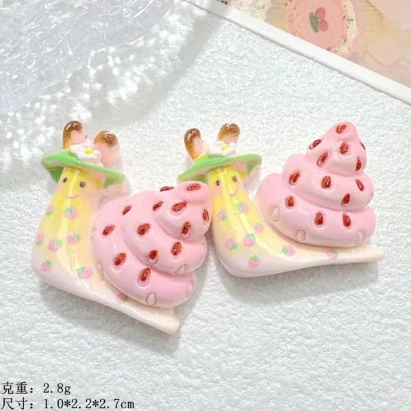10pcs смола / слон / улитка / пчела DIY украшения аксессуары