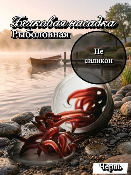 искусственная Рыболовная насадка червь