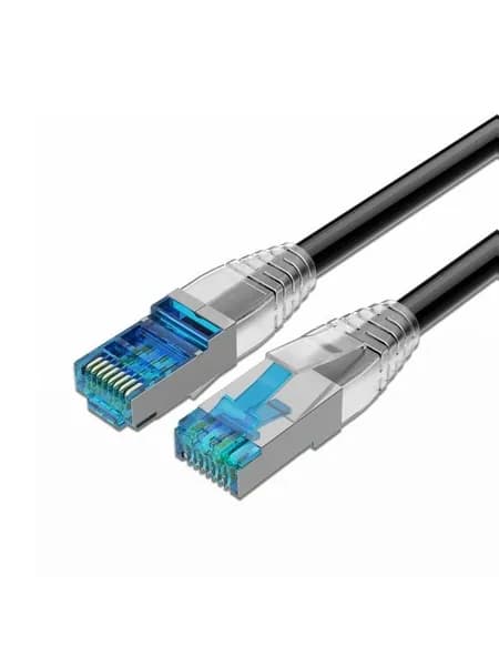 Кабель для интернет-соединения RJ-45/RJ-45, 1 м, черный
