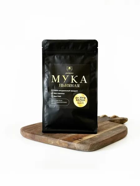 Мука из обезжиренных семян льна (Протеин), 1000 гр, ДЕДУШКИНО
