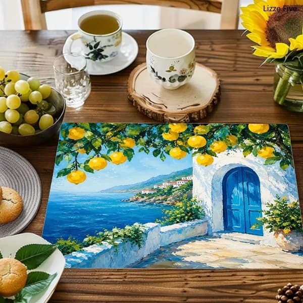 Салфетка сервировочная Полиэстер 32x42см, 1шт.