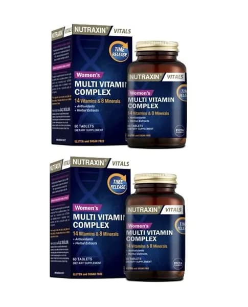 Nutraxin Женский Мультивитаминный Комплекс 60 таблеток x2