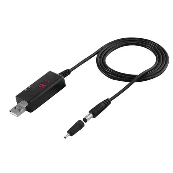 USB DC 5V to 9V 12V Power Cable для Route Charge WIFI Провод-адаптер USB Boost M
