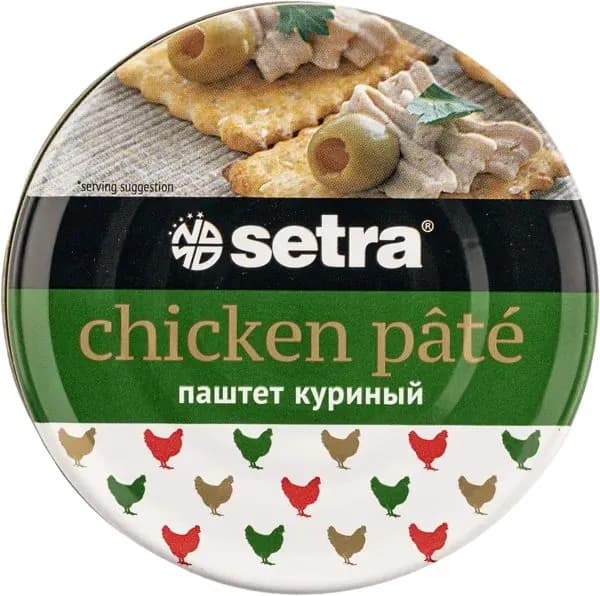 Паштет Сетра из курицы Яхор ж/б, 100 г