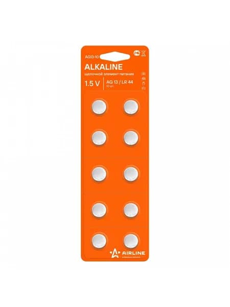 Батарейка AG13/LR44 щелочная 10 шт.
