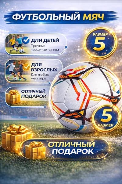 Мяч волейбольный, 5 размер, белый