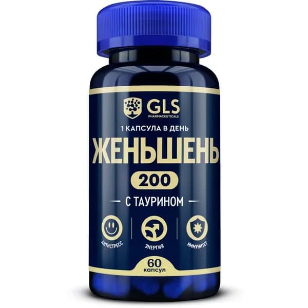 GLS Женьшень капсулы 400мг N60