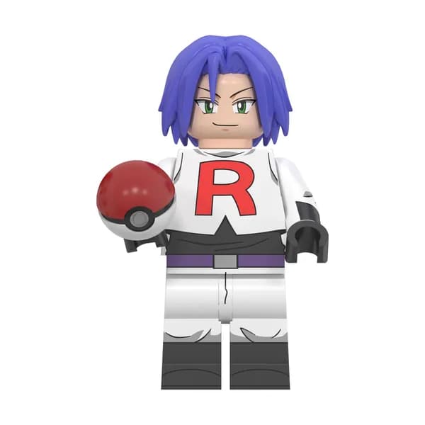 Покемон блокирует ракету Pikachu Ash Ketchum Team Джесси Джеймс мэвт минифигуры