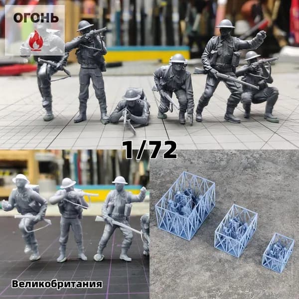 Cor 1/72 сборная модель солдат