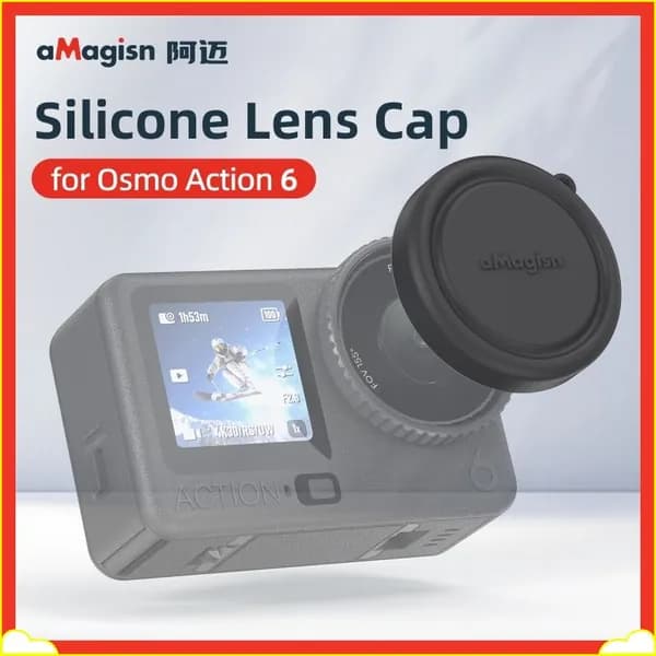 Силиконовый защитный чехол aMagisn для Osmo Action 6 Ударопрочный, устойчивый к падениям и царапинам