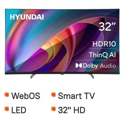 Hyundai Телевизор H-LED32BS5012 32″ Full HD, черный