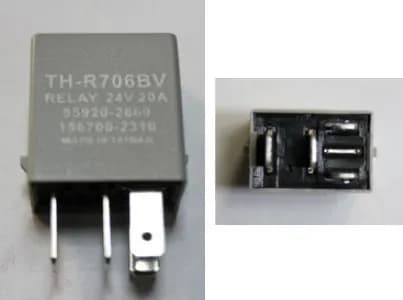 Реле универсальное 24V 4P 20A