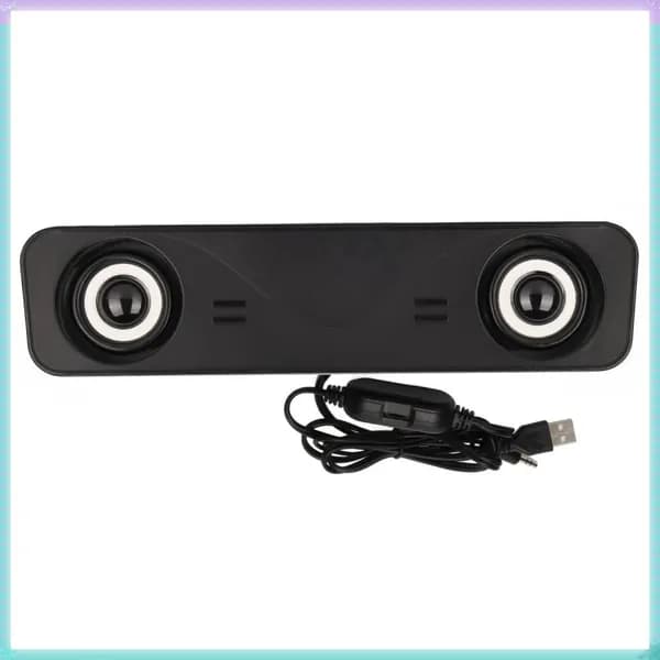 Портативные Динамики USB, Стерео Аудиоколонки, Идеальны для ПК и Ноутбуков