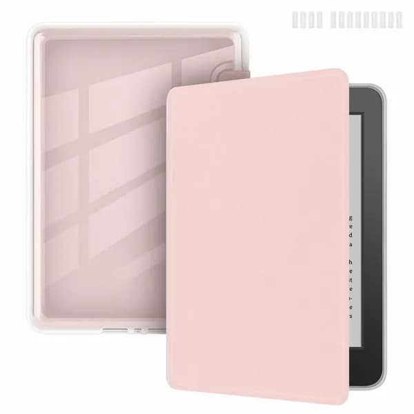Чехол-обложка Amazon Kindle 11-го /12-го поколения (C2V2L3 /RS23CV) 2022 2024, с магнитом,светло-розовый