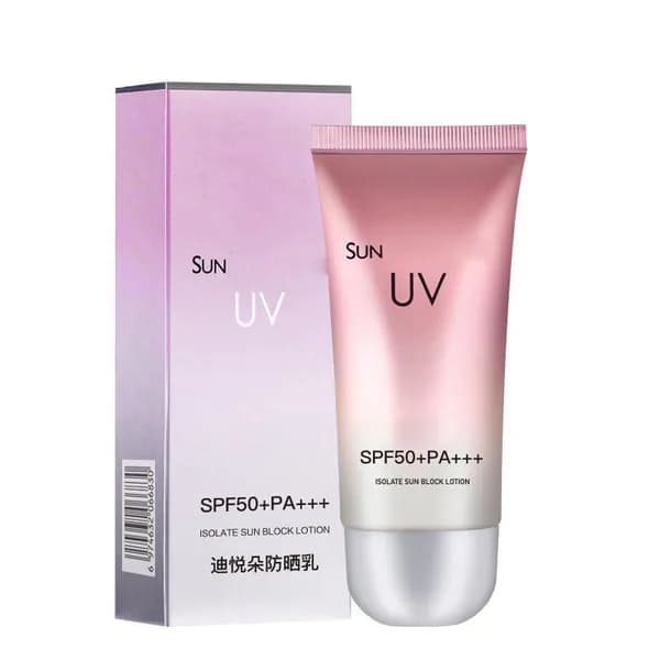 Солнцезащитный крем Diyueduo SPF50+ увлажняющий водостойкий легкий