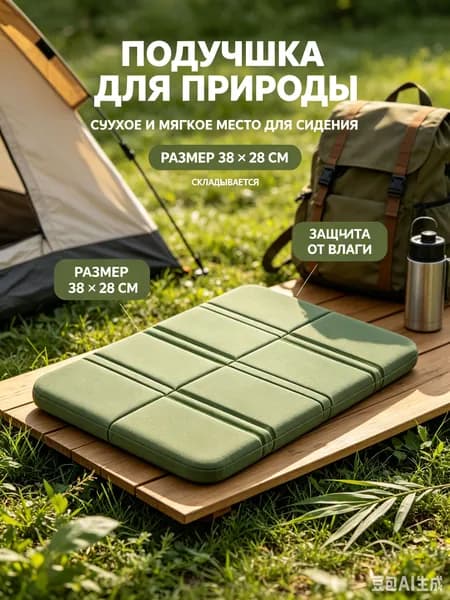 Влагостойкий складной коврик для сидения, портативный уличный коврик для кемпинга и похода, прочный водонепроницаемый подушка-сиденье