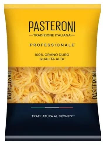 Макаронные изделия PASTERONI Fettuccine Феттуччине грезда /пакет/ 350г