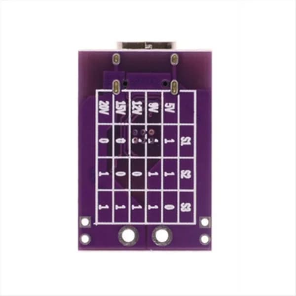 1 Шт Type-C QC PD2.0 PD3.0 К DC Поддельный Триггер Быстрой Зарядки