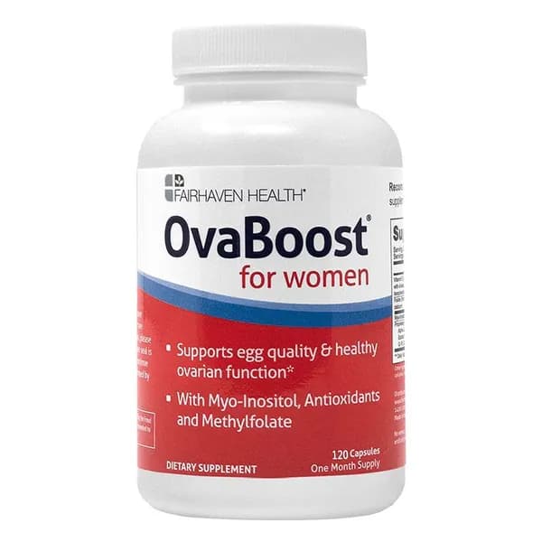 Fairhaven Health OvaBoost Добавка для улучшения женской фертильности и улучшения качества яйцеклеток, 120 капсул