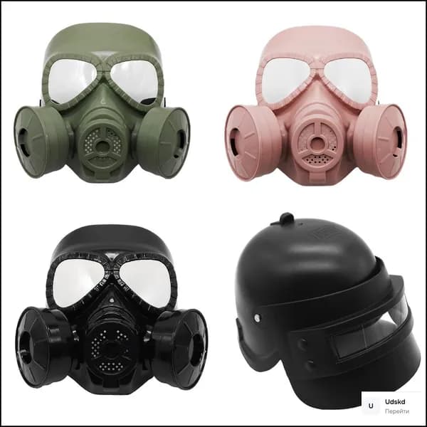 Эксклюзивный черный противогаз CS Field Chicken