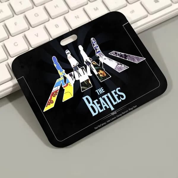 The Beatles Он Битлз Бейдж для пропуска на ленте/держатель для карт/чехол для пропуска